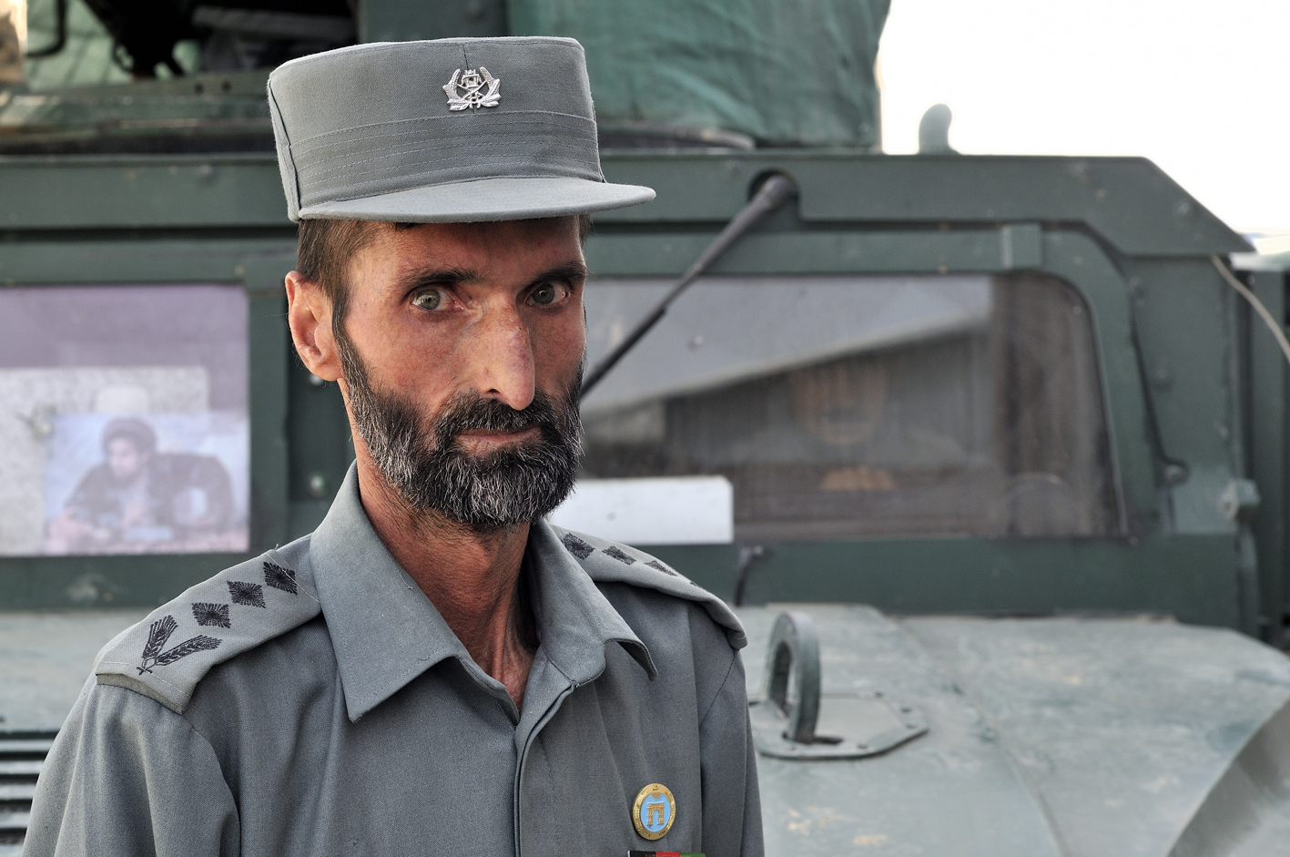 Oberst der Afghan National Security Forces. © Tobias Strahl