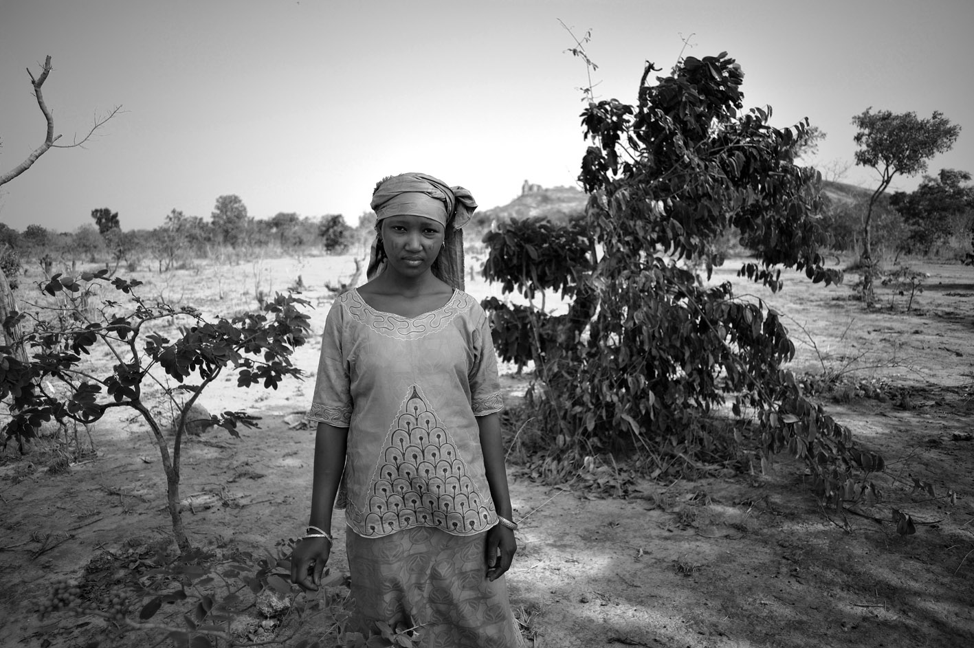 Fulani-Mädchen in Kaduna, Nord-Nigeria. © Tobias Strahl