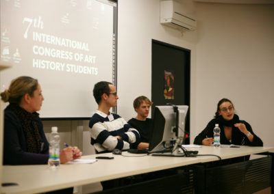 VII International Congress of Art History Students (ICAH), Faculty of Philosophy, University of Zagreb, 14.-16. November 2018. © Viktorija Varga, Dunja Vincetić, Silvija Zaplatić, Daria Granić, George.