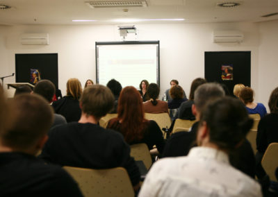 VII International Congress of Art History Students (ICAH), Faculty of Philosophy, University of Zagreb, 14.-16. November 2018. © Viktorija Varga, Dunja Vincetić, Silvija Zaplatić, Daria Granić, George.